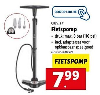 Lidl Fietspomp aanbieding