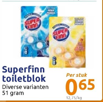 Action Superfinn toiletblok aanbieding