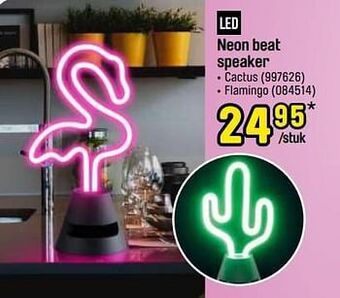Happyland Neon beat speaker aanbieding
