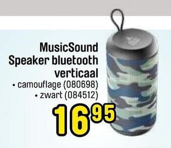 Happyland Musicsound speaker bluetooth verticaal aanbieding