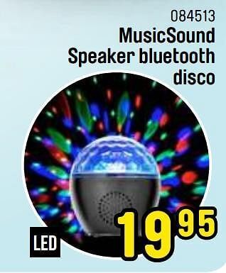 Happyland Musicsound speaker bluetooth disco aanbieding