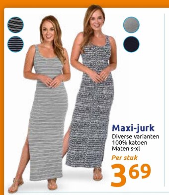 Action Maxi-jurk aanbieding