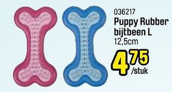Happyland Puppy rubber bijtbeen aanbieding