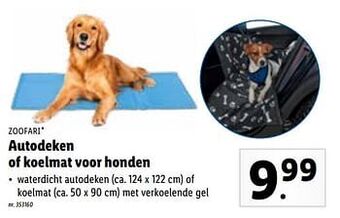 Lidl Autodeken of koelmat voor honden aanbieding