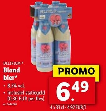 Lidl Blond bier aanbieding
