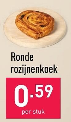 ALDI Ronde rozijnenkoek aanbieding