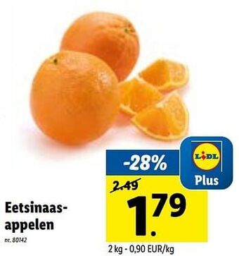 Lidl Eetsinaasappelen aanbieding