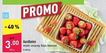ALDI Aardbeien aanbieding