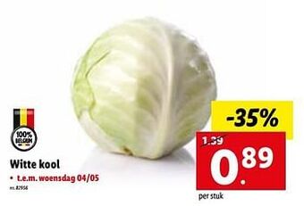 Lidl Witte kool aanbieding
