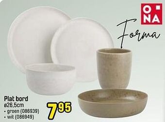 Happyland Plat bord groen aanbieding