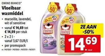 Lidl Vloeibaar wasmiddel aanbieding