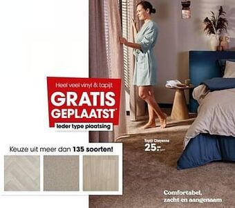 Kwantum Tapijt cheyenne aanbieding