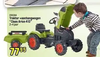 Happyland Traktor +aanhangwagen claas arion 410 aanbieding