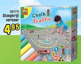Stoepkrijt verkeer