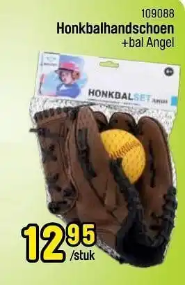Honkbalhandschoen +bal angel
