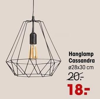 Kwantum Hanglamp cassandra aanbieding