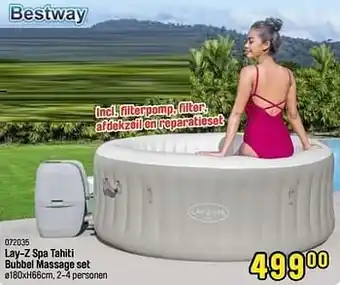 Happyland Lay-z spa tahiti bubbel massage set aanbieding