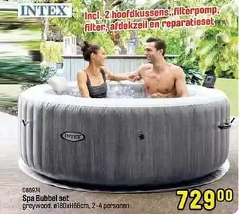 Happyland Spa bubbel set aanbieding