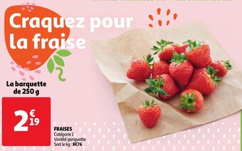 Auchan Fraises aanbieding