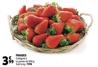 Auchan Fraises aanbieding