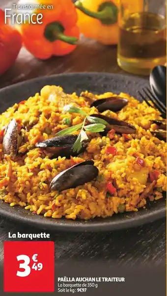 Paella Auchan Le Traiteur
