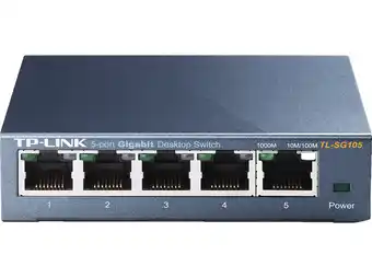 MediaMarkt TP LINK 5-Port Desktop Switch aanbieding