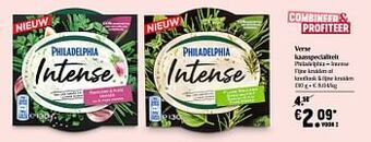 Delhaize Verse kaasspecialiteit philadelphia aanbieding