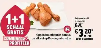 Kippenonderboutjes paprika