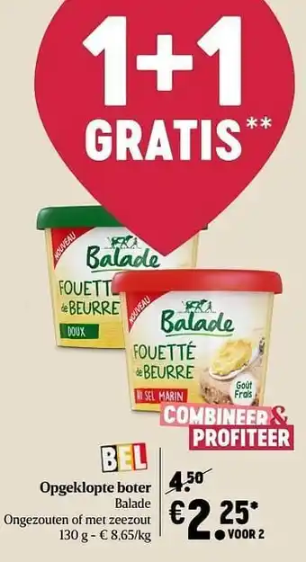Delhaize Opgeklopte boter balade aanbieding