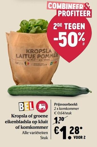 Delhaize Komkommer aanbieding