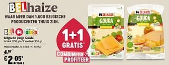 Delhaize Belgische jonge gouda aanbieding