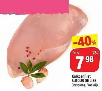 Kalkoenfilet autour de lise