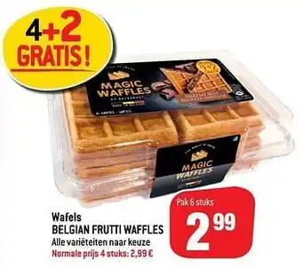 Wafels belgian frutti waffles
