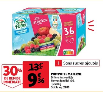 Auchan Pom'Potes Materne aanbieding