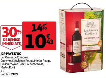Auchan IGP Pays D'Oc aanbieding