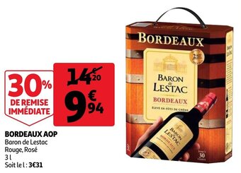 Auchan Bordeaux AOP aanbieding
