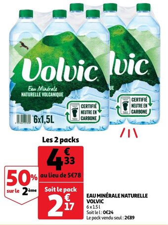 Eau Minerale Naturelle Volvic