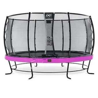 Brico Exit trampoline Elegant Premium + veiligheidsnet Deluxe ø427cm paars aanbieding