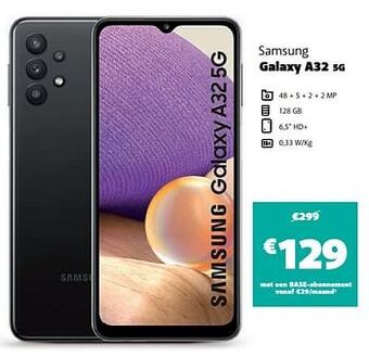 Base Samsung galaxy a32 5g aanbieding