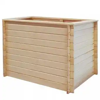 VidaXL plantenbak verhoogd 100x100x80cm 19mm grenenhout