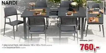 7 delig tuinset nardi
