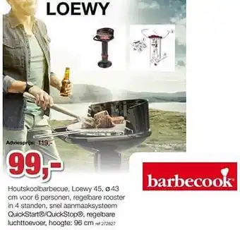 Barbecook houtskoolbarbecue