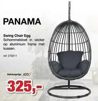 Swing chair egg