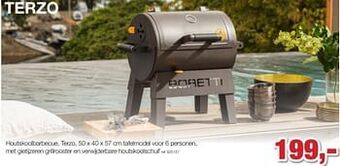 Paradisio Boretti houtskoolbarbecue aanbieding