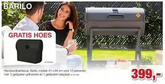 Paradisio Boretti houtskoolbarbecue aanbieding