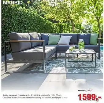 Paradisio 4-delig loungeset aanbieding