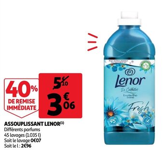 Auchan Assouplissant Lenor aanbieding