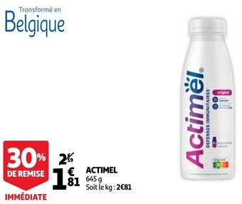 Auchan Actimel aanbieding
