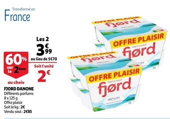 Auchan Fjord Danone aanbieding