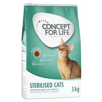 10kg Sterilised Cats Concept for Life Kattenvoer